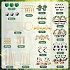 SUNNYCLUE DIY Panda Theme Earring Making Kit DIY-SC0023-69-2