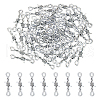 FIBLOOM 60Pcs Tibetan Style Alloy Connector Charms TIBE-FI0001-01-1