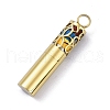 Ion Plating(IP) Openable 304 Stainless Steel Perfume Bottle Pendants STAS-D097-12G-2