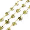 Handmade Natural Peridot Chip Beaded Chains CHC-F020-10G-03-1