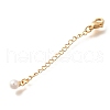 Brass End with Chain KK-C085-13G-2
