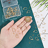 20 Pair Brass Leverback Earring Findings DIY-BBC0001-71G-3