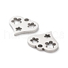 Non-Tarnish 316 Surgical Stainless Steel Charms STAS-Q314-27P-2