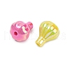 Opaque UV Plating Acrylic Beads PACR-P005-04-2