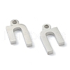 304 Stainless Steel Charms STAS-G244-01H-2
