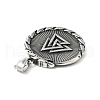 304 Stainless Steel Manual Polishing Pendants STAS-G274-18AS-3