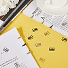 SUNNYCLUE 80Pcs 4 Colors 304 Stainless Steel Bookmarks FIND-SC0008-27-4