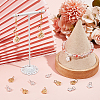 Beebeecraft 40Pcs 2 Colors Rack Plating Alloy Charms FIND-BBC0003-40-4