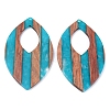 Resin & Walnut Wood Pendants RESI-R428-06-2