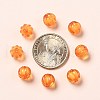 Autumn Theme Transparent Acrylic Beads X-TACR-S089-10mm-11-5