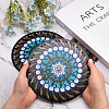 Double-sided Printing Acrylic Crochet Basket Bases DIY-WH0387-40A-3