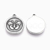 304 Stainless Steel Pendants STAS-O101-37AS-2