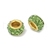 Alloy Rhinestone Clay Pave Beads ALRI-D300-04G-15-2