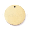 Ion Plating(IP) 304 Stainless Steel Matte Pendants STAS-O150-09G-2