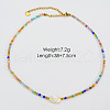 Handmade Natual Pearl & Natural Quartz & Shell Beaded Necklaces XL1709-6-1