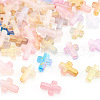 100Pcs Plating Acrylic Beads DIY-TAC0020-61-2