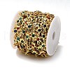 Brass Glass Link Chains CHC-R001-06G-01-3