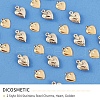 DICOSMETIC 120Pcs 2 Style 304 Stainless Steel Charms STAS-DC0002-43-4
