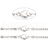 Tarnish Resistant 304 Stainless Steel Cable Chains CHS-F015-21P-2