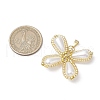 Glass Seed Beaded Butterfly Pendants PALLOY-MZ00555-2