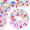   4 Strands 4 Styles Transparent Glass Beads Strand GLAA-PH0003-35-1