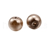 Baking Painted Pearlized Glass Pearl Round Beads HY-XCP0001-25B-2