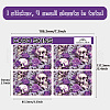 Rectangle PVC Plastic Waterproof Card Stickers DIY-WH0432-366-2