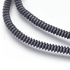 Non-magnetic Synthetic Hematite Beads Strands G-I208-03F-A-4x1mm-2