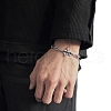 Stylish Dark Cross Stainless Steel Link & Charm Bracelets PW-WGB6681-01-3