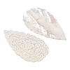 Natural White Shell Carved Cabochons SSHEL-C012-13-2