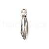Tibetan Style Alloy Pendants TIBE-L008-56AS-1
