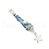 3Pcs 3 Styles Electroplated Natural Quartz Crystal Nuggets Copper Wire Wrapped Pendants PALLOY-JF03128-05-4
