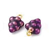 304 Stainless Steel Enamel Pendants STAS-B085-40G-02-2
