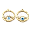 Brass Micro Pave Cubic Zirconia Pendants KK-U060-07G-02-1