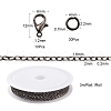 DIY 3m Brass Cable Chain Jewelry Making Kit DIY-YW0005-75B-2