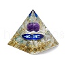 Orgonite Pyramid Resin Energy Generators DJEW-D013-05K-2