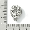 Rack Plating Brass Cubic Zirconia Pendants KK-S378-02P-Q-3