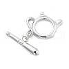 Brass Toggle Clasps KK-L222-010P-2