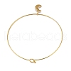 Brass with ABS Imitation Pearl Charm Necklace BJEW-Q350-05A-G-3