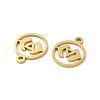 Ion Plating(IP) 304 Stainless Steel Charms STAS-J042-10G-2