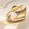 Vintage Metal Pearl Adjustable Finger Rings for Women QG5501-16-1