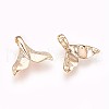 Brass Micro Pave Cubic Zirconia Charms KK-P157-16G-NF-2
