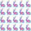 HOBBIESAY 20Pcs 201 Stainless Steel Bunny Pendants STAS-HY0001-02RC-1