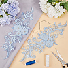 Sew on Flower Appliques PATC-WH0005-42C-4
