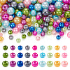  540Pcs 27 Style Spray Painted ABS Plastic Imitation Pearl Beads OACR-TA0001-18-1