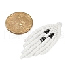 Halloween Theme Glass Seed Seed Beads PALLOY-MZ00773-2