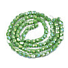 Electroplate Glass Beads Strands EGLA-N002-13-A08-2