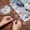 24Pcs Transparent Blank Acrylic Wine Glass Charms AJEW-AB00074-3