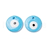 Handmade Lampwork Evil Eye Pendants LAMP-E106-02B-03-1
