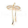 Brass Micro Pave Cubic Zirconia Pendants KK-V008-13G-01-1